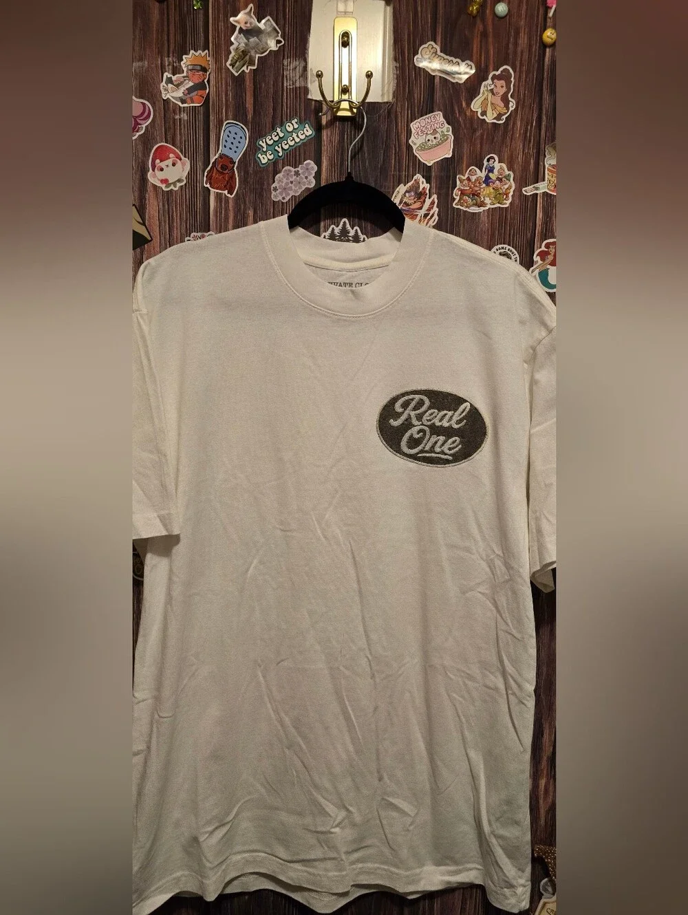 Real one Logo White Men's T-Shirt